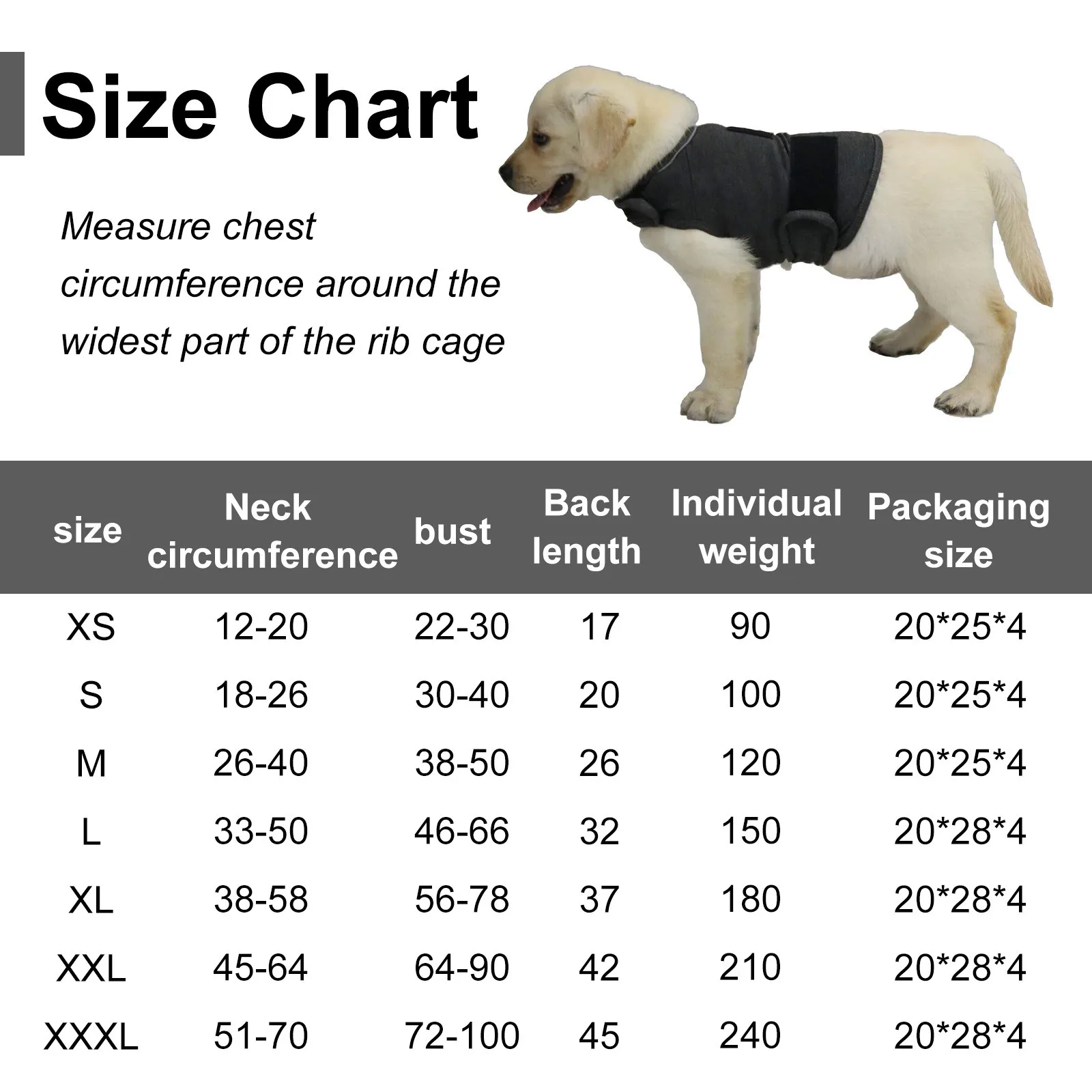 Жилет для беспокойства для собак, приятная для кожи куртка для собак, успокаивающая рубашка для собак, для ветеринарных посещений и разделительных средств, сохраняйте спокойствие домашних животных без тренировок