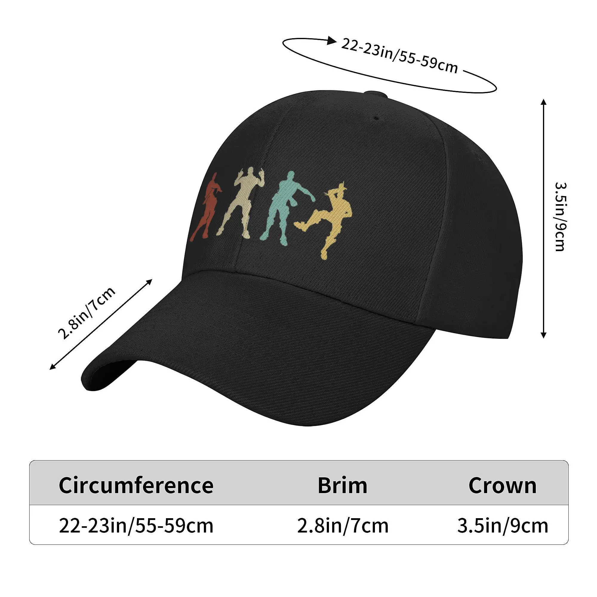 Men WomenVictory Dance Battle Royale Hats Vintage Cool Justice Dance Snapback Cap Adjustable Casual Headwear