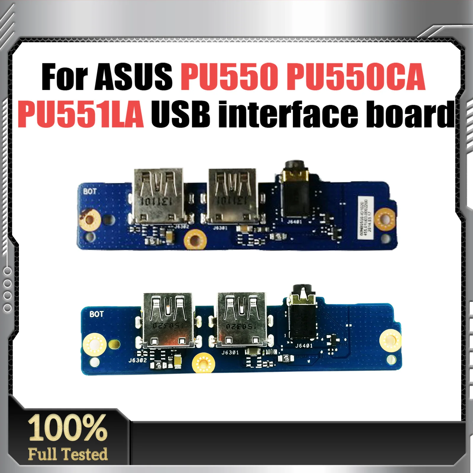 

For ASUS PU550 PU550CA PU551LA Laptop USB interface small board PU550CA PU551LA IO BOARD test good Fast Ship