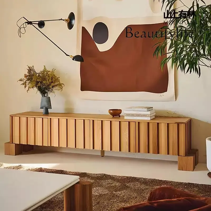 

Y Smart Home Nordic Vintage Solid Wood TV Cabinet Oak Locker Display Living Room Cabinets French Vitrina Szafki Do Salonu Bedroo