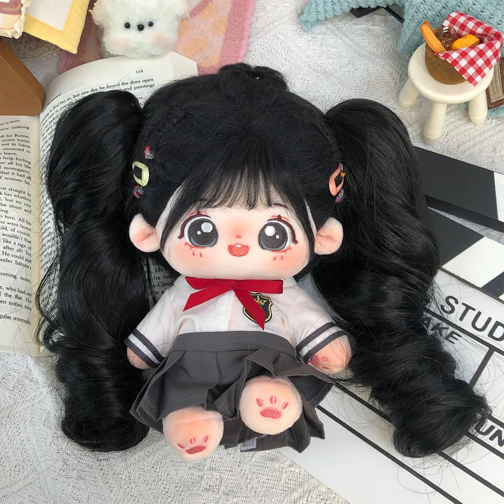 20cm IDol Doll Plush Cotton Dolls Kawaii Stuffed Baby Plushies No Attributes Dolls Toys Fans Collection Children Gifts