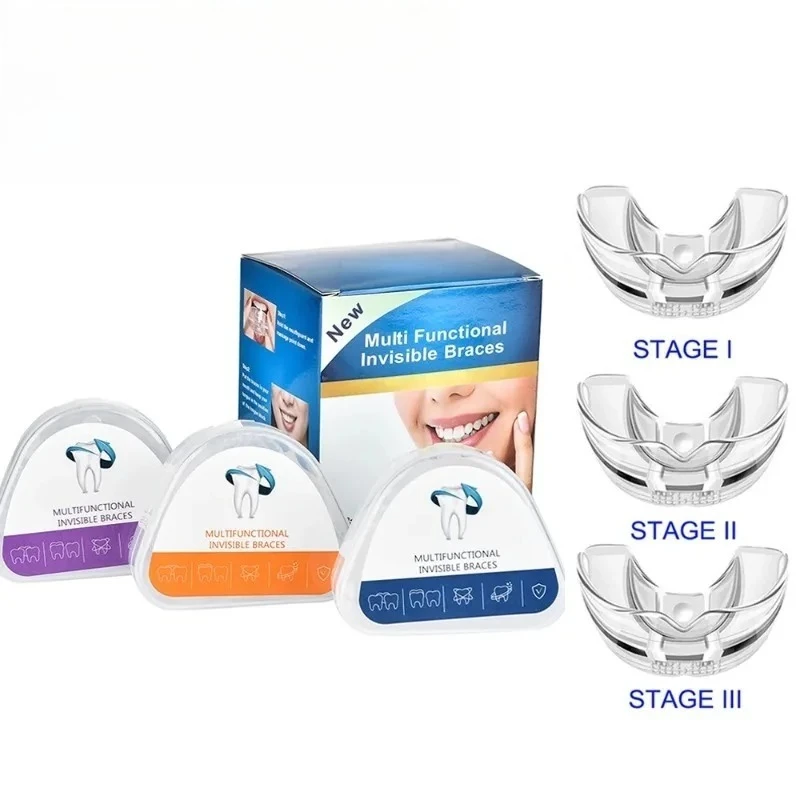 6Pcs Dental Braces Teeth Trainer For Adults Tooth Orthodontic Alignment Brace Transparent Corrector Dentist Accessories