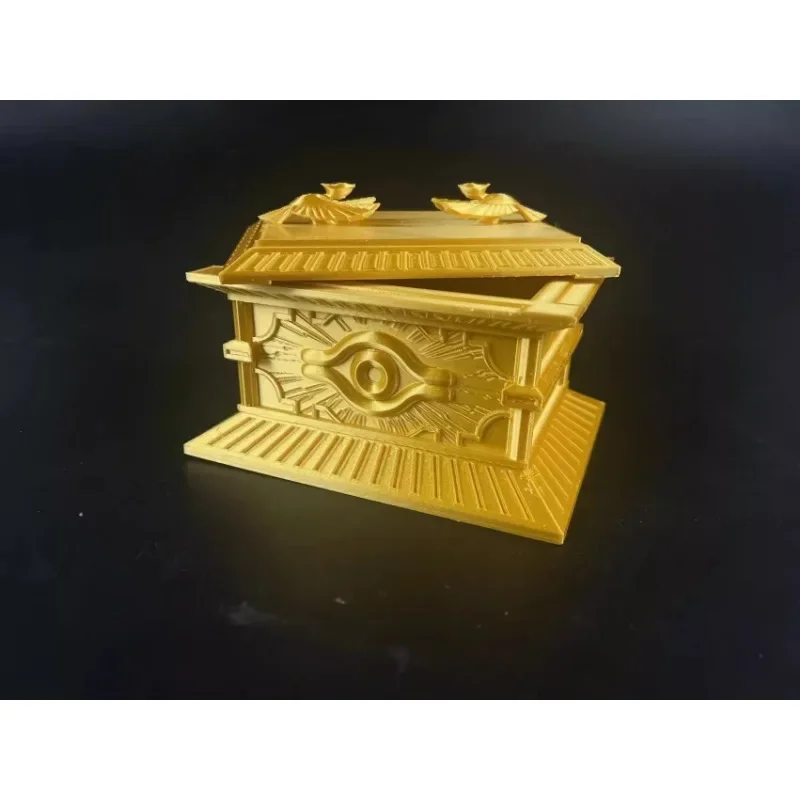 Fai da te Yu-Gi-Oh! Scatola porta carte Sarcofago dorato Stampa 3D FDM Artigianato perfetto Anime Periferico Gioco Collezione di carte Vacanza