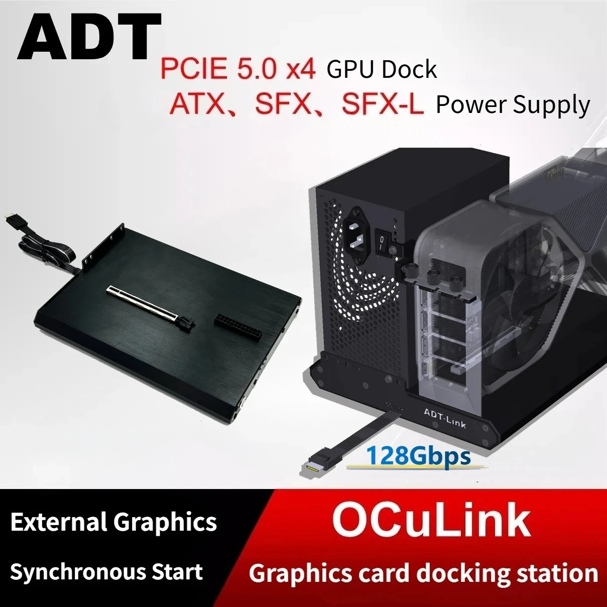 Upgraded K993H-BK10 OCuLink In - Pcie Riser Cable recension och pris
