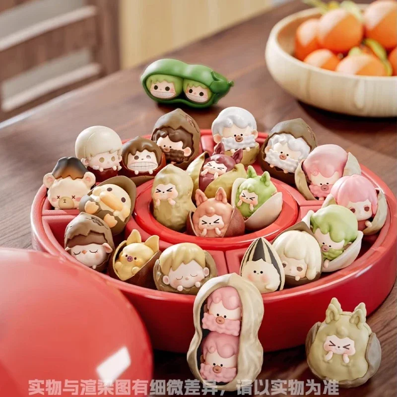 Suplay Hey Dolls Happy Dry Fruit Shop Blind Bag Toys Mystery Box Mini Bean Kawaii Anime Figure Desktop Model Gift Collection