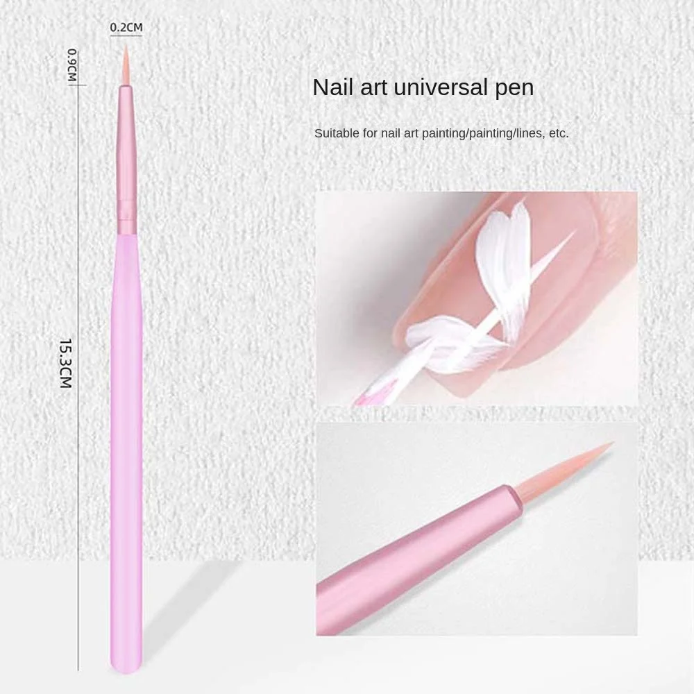 5 teile/satz Zeichnung Blume Linie Gitter Nail Art Liner Pinsel Maniküre Zubehör DIY Nagellack Nagel Zeichnung Stift Nail Art Tool