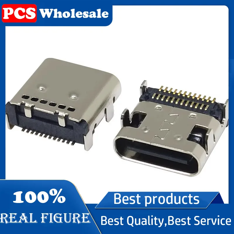 

TYPE-C 3.1 Patch 24P Female 24P two-row terminal patch 8.0mm four-pin charging port