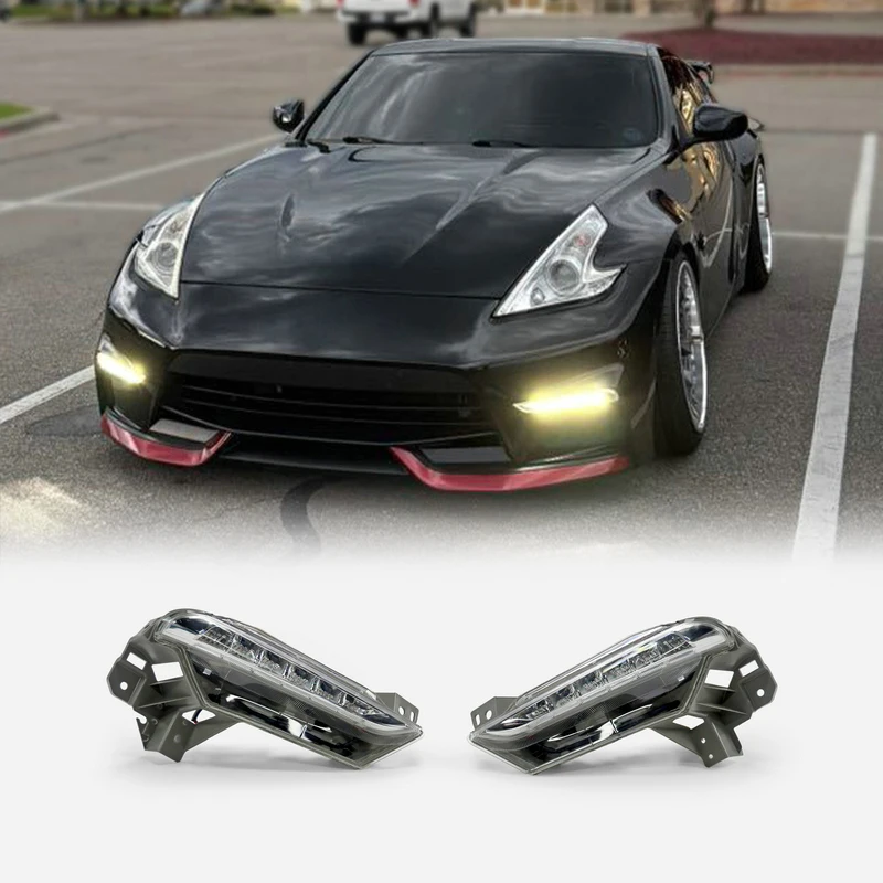 

2009-2020 Nissan 370Z Nismo | Front Bumper Fog Lights Pair - OEM-Spec LED/Halogen Replacement