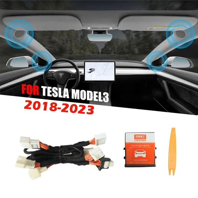 Uaktualnij wiązkę przewodów aktywacyjnej głośnika Inactive Pasuje do DSP dla Tesla Model 3 2018-2023 Kabel głośnikowy ze skrzynką kontrolną DSP