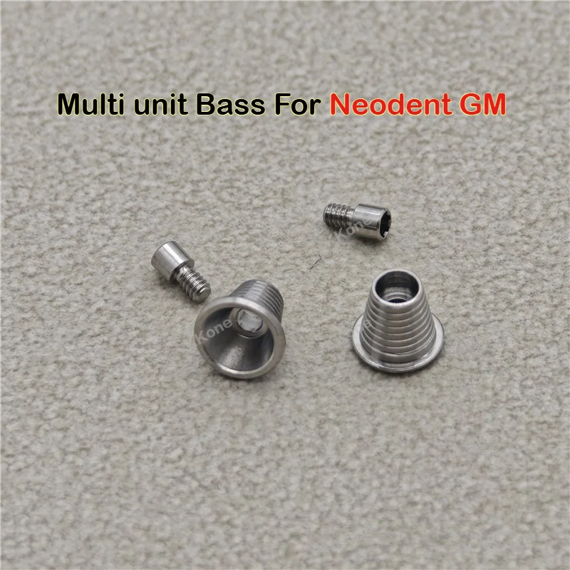10Sets Multi‑unit Bass For Neodent GM Grade V Medical Titanium Alloy Dental Implant Parts