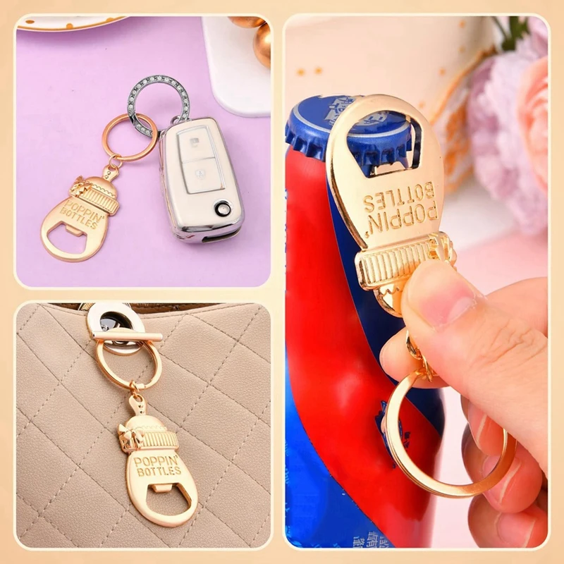 50Pcs Popping Bottle Openers Baby Shower-Party Favors For Guests, Bottle Opener Return Gift And Souvenirs