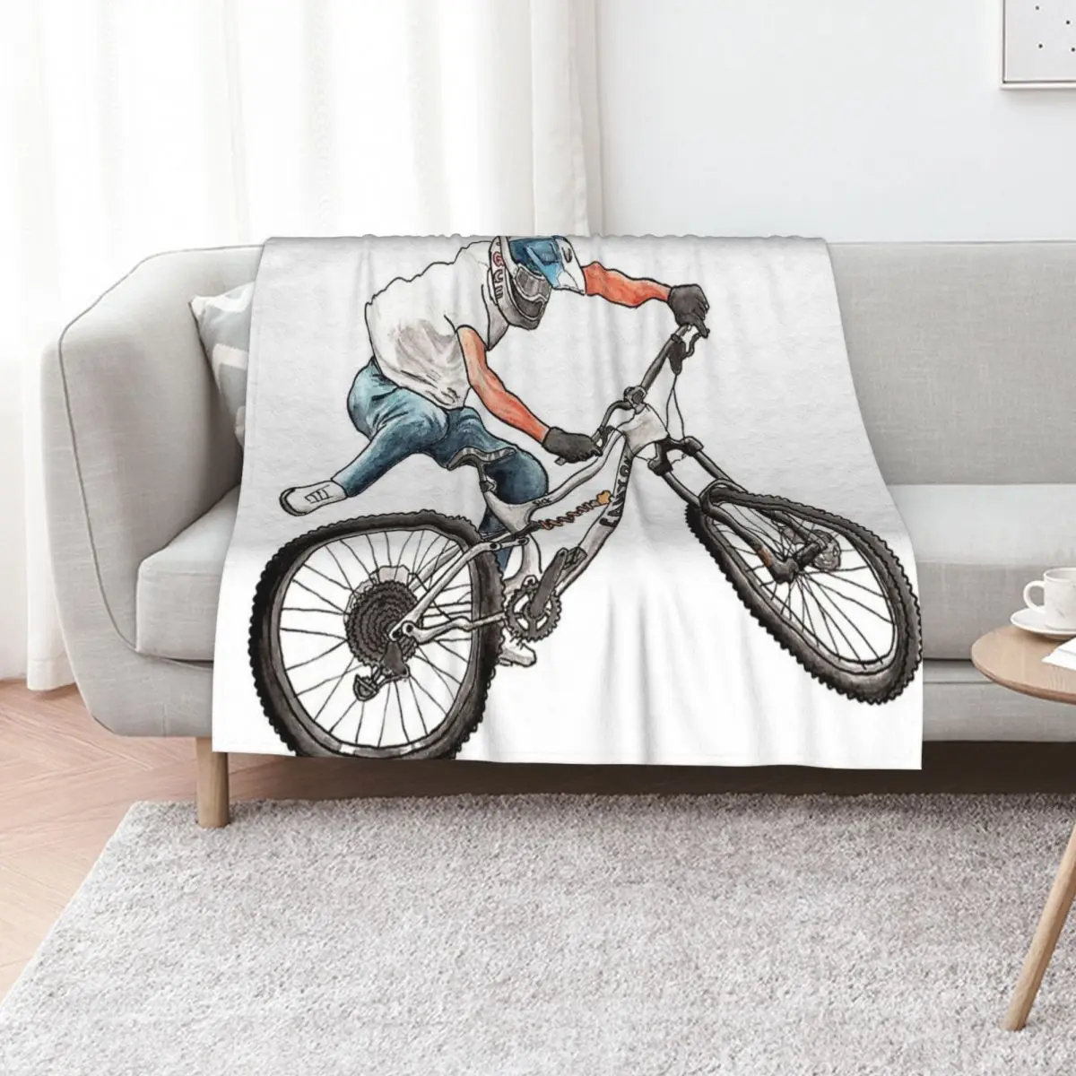 

Fabio Wibmer Throw Blanket Hairys wednesday Luxury Throw Hairy Blankets