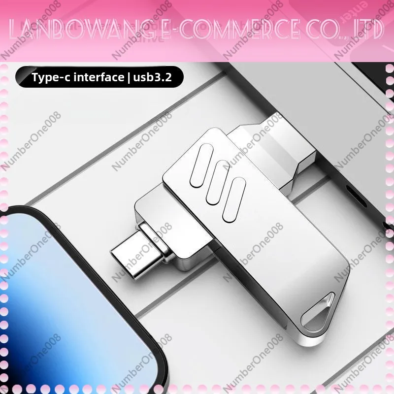 USB 3.0 64GB USB Flash Drive Type C Dual Interface High Speed Large Capacity Pendrive for Business Phone Laptop