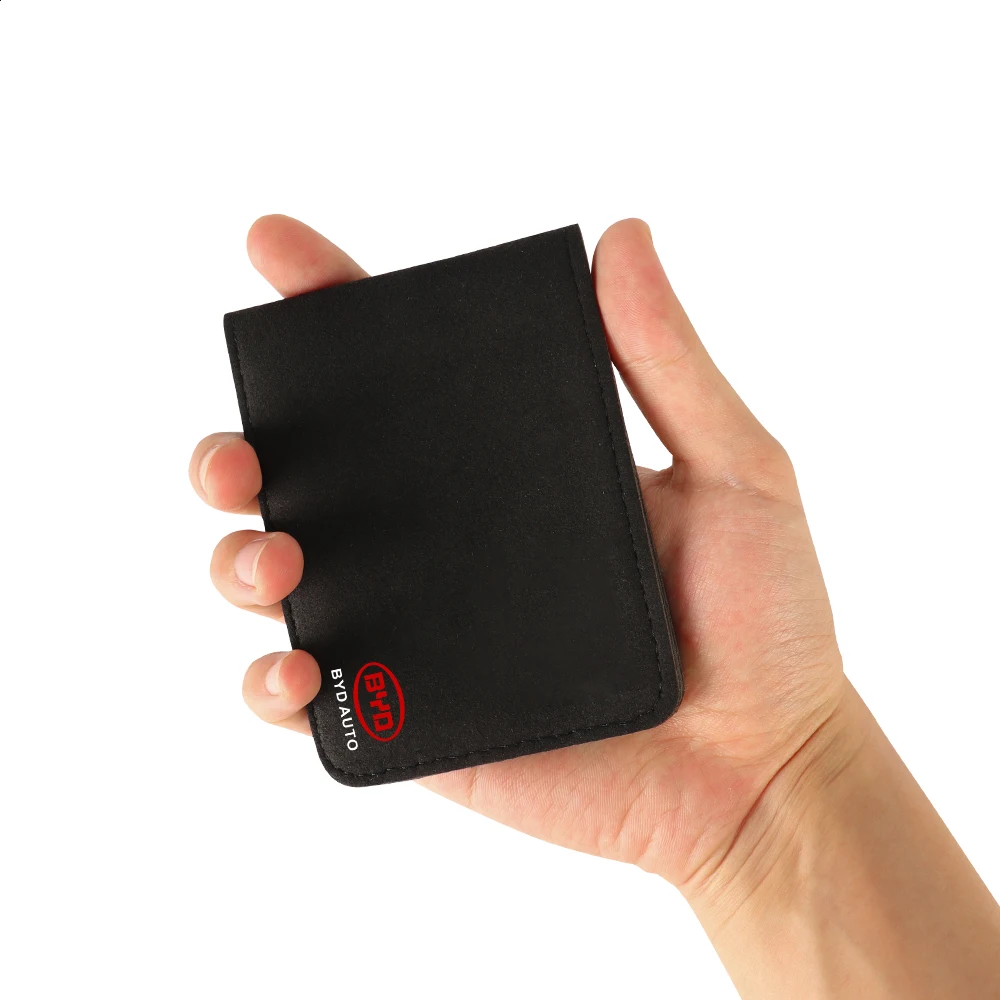 Suede License Card Holder for BYD Cars (Seal/Seagull/Song+) - Image 5