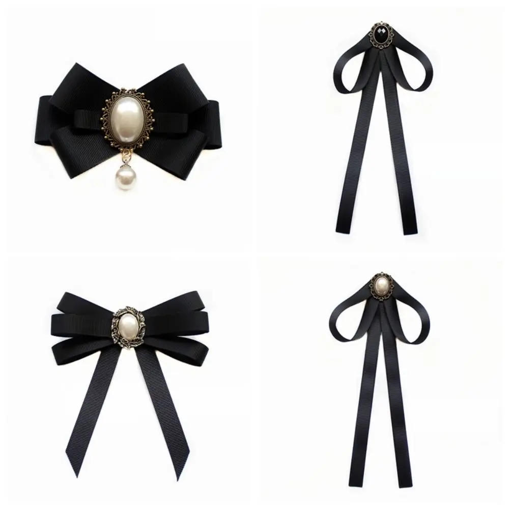 لطيف البوليستر طوق زهرة سوداء بلون ربطة العنق العنق الديكور النساء