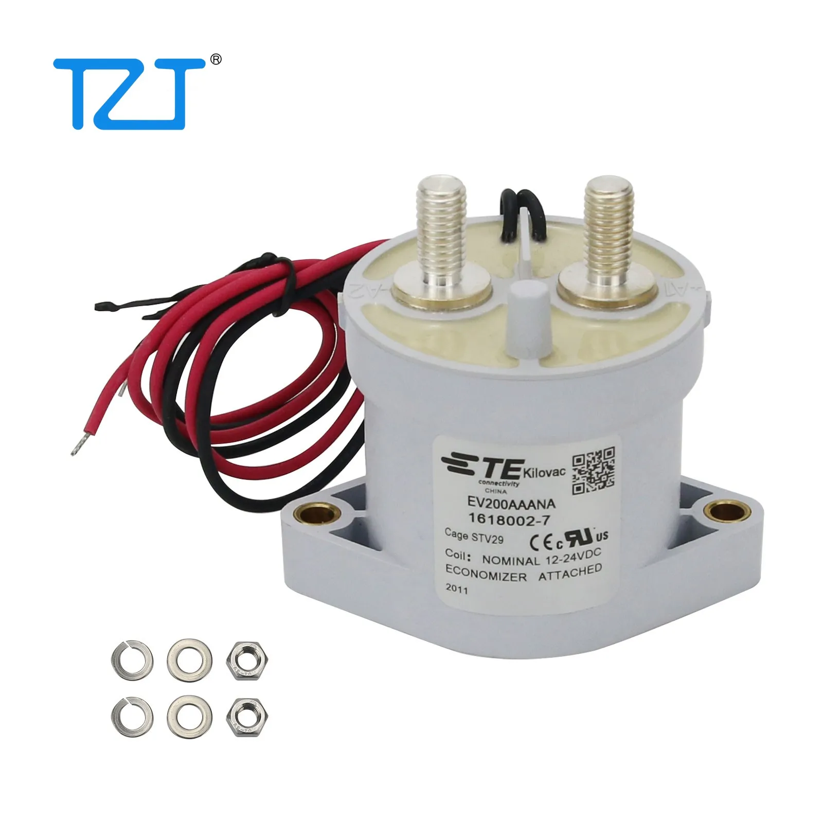 

TZT EV200AAANA Automotive Relay 12-900V High Voltage DC Contactor 500+A Carry Current 1618002-7