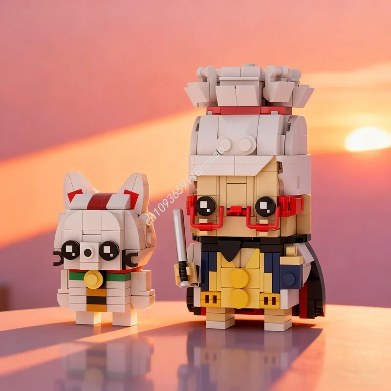 

418 шт. MOC Seiko Ayase Turbo Granny Brickheadz модель строительные блоки сборка идея игрушки образование Рождественский подарок кирпич дети