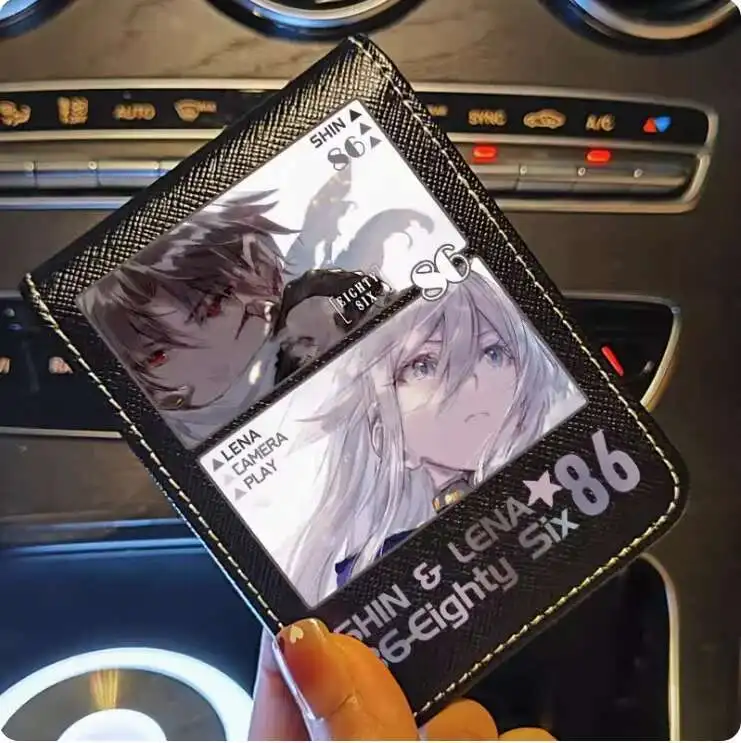 Anime Eighty Six Portafoglio moda PU Borsa porta contanti per carte Regalo cosplay B291 ha colpito