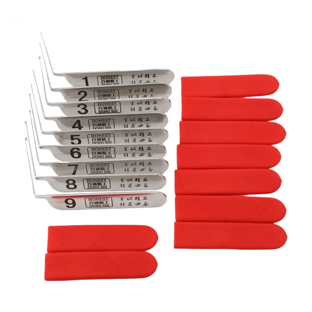 Professional Locksmith Supplies Baicheng Special Boutique Car Bozai Nine Piece Set For Auto Lock Repair