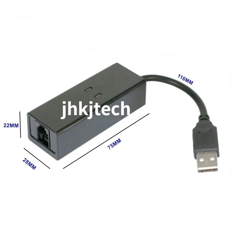USB 2.0 Fax Data Modem 56K Dial Up eastfax aofax V.92/V.90 Support Win XP/7/8/10/11/Linux