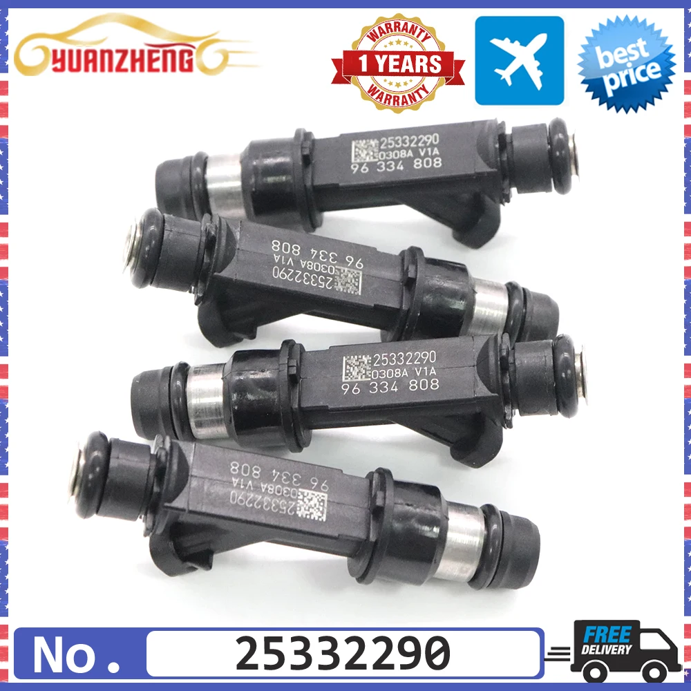 NEW High Quality 25332290 96334808 Fuel Injectors Nozzle for Suzuki Florenza Reno 2.0L 2004 2005