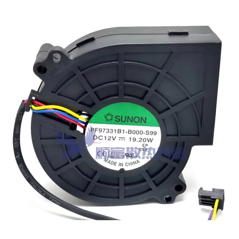 

Ltsf For SUNON PF97331B1-B000-S99 DC 12V 19.20W 97x97x33mm 4-Wire Server Cooling Fan 9cm