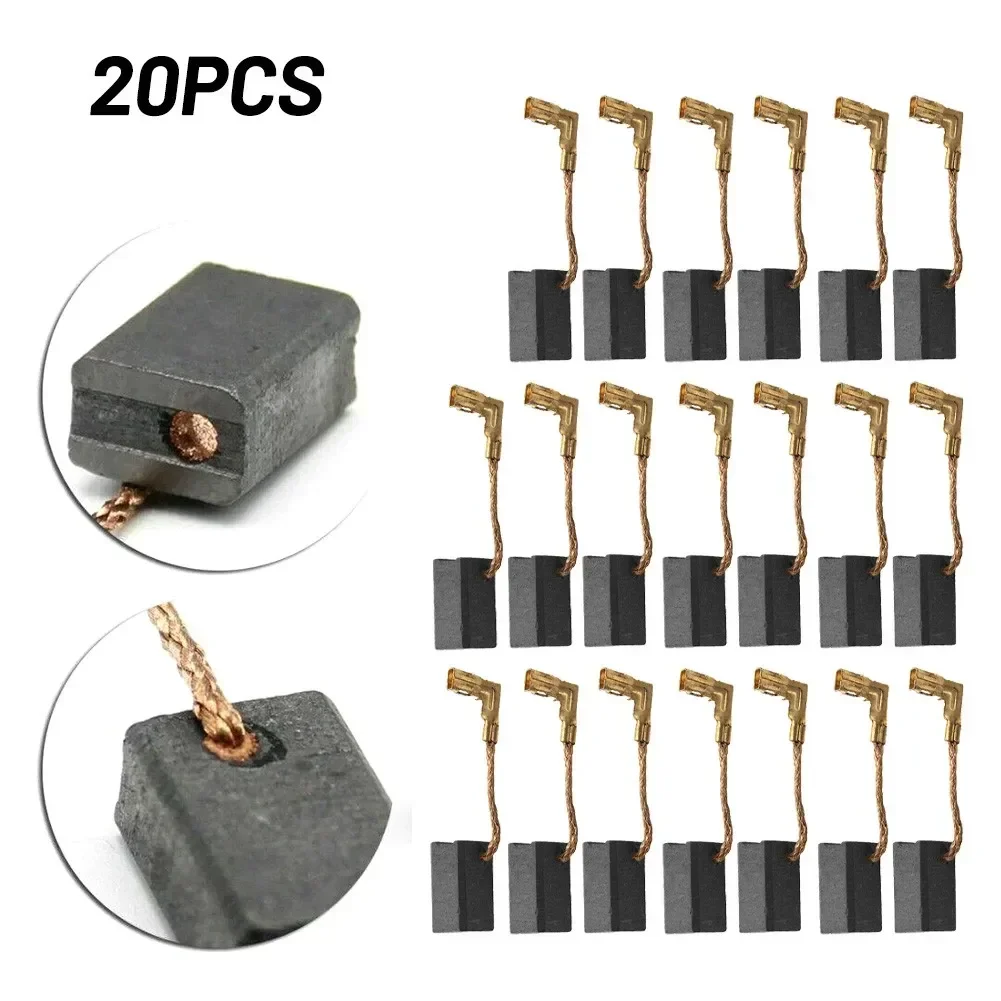 20pcs Carbon Brushes Graphite Brush Power Tools Replacement For Electric Hammer Angle Grinder MKT GA4530R GA4534 JS1000 GA5030