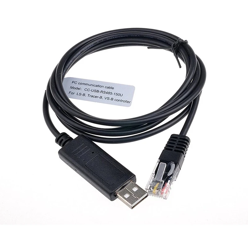 EPEVER USB to RS485 PC Communication Cable 1.5M for MPPT Solar Charge Controller with RJ45 Connector CC-USB-RS485-150U