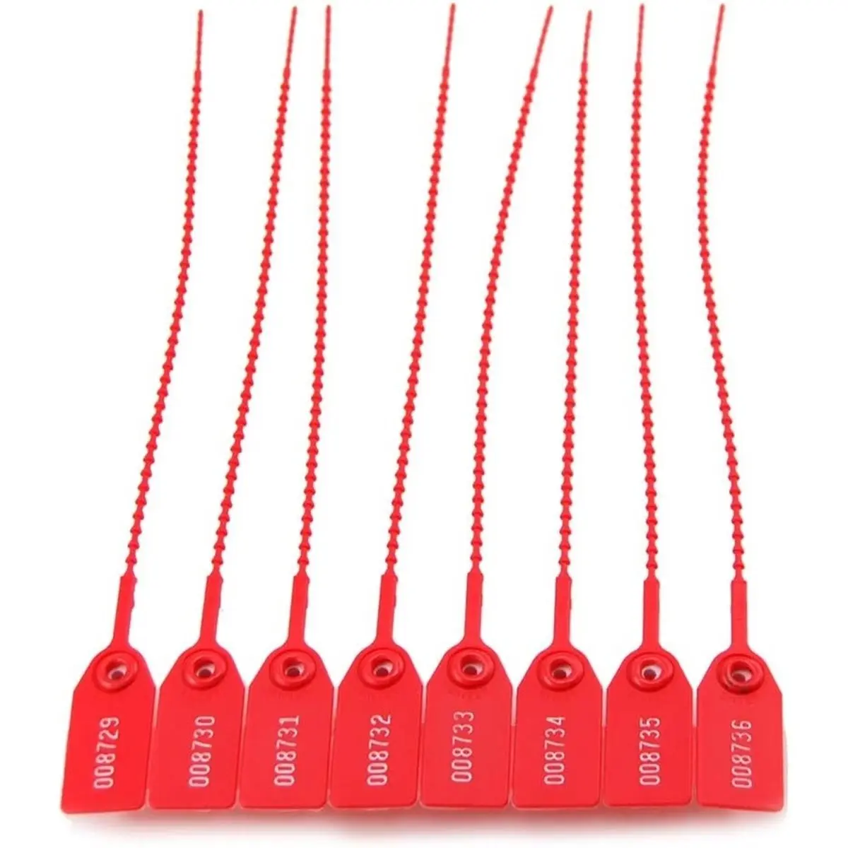 300 Plastic Tamper Seals, Zip Ties for Fire Extinguishers Security Tags Disposable Self-Locking Tie, for Seller Tag Use