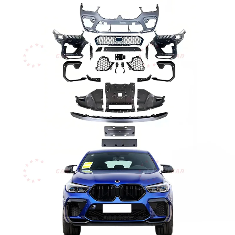 Factory Price Car Accessories Bumper For Bmw X6 SUV G06 F96 Upgrade to X6m F96 1vs1 Style Front Bumper