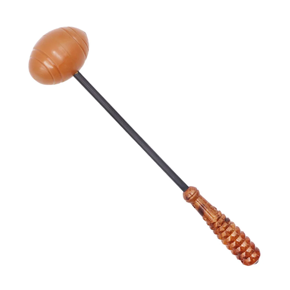 Martillo de masaje con mango largo para espalda, cuello, hombros, alivio del dolor, herramienta de masaje multifuncional portátil, varilla para el hogar, 1 ud.