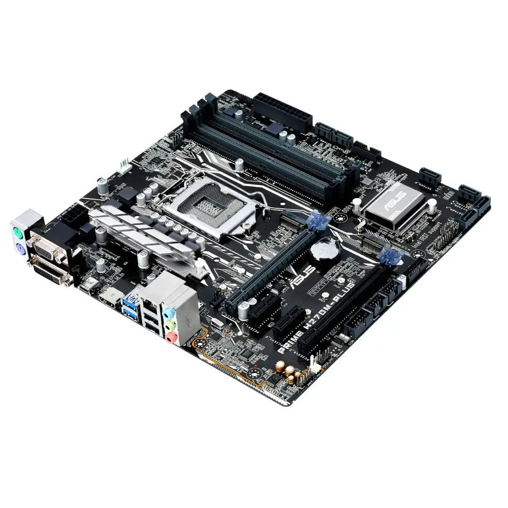 Imagem -04 - Asus-prime H270m-plus Motherboard Lga 1151 Intel H270 Suporte I36300 I5-6500 I57500 I7-7700 G3900 G4600 Cpu Pci-e 3.0 M.2