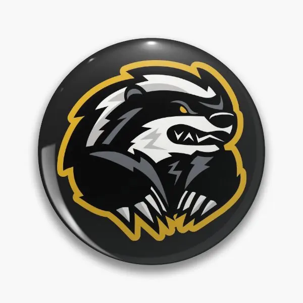 Honey Badger  Soft Button Pin Creative Women Funny Gift Clothes Lapel Pin Decor Metal Collar Cartoon Brooch Lover Cute Fashion
