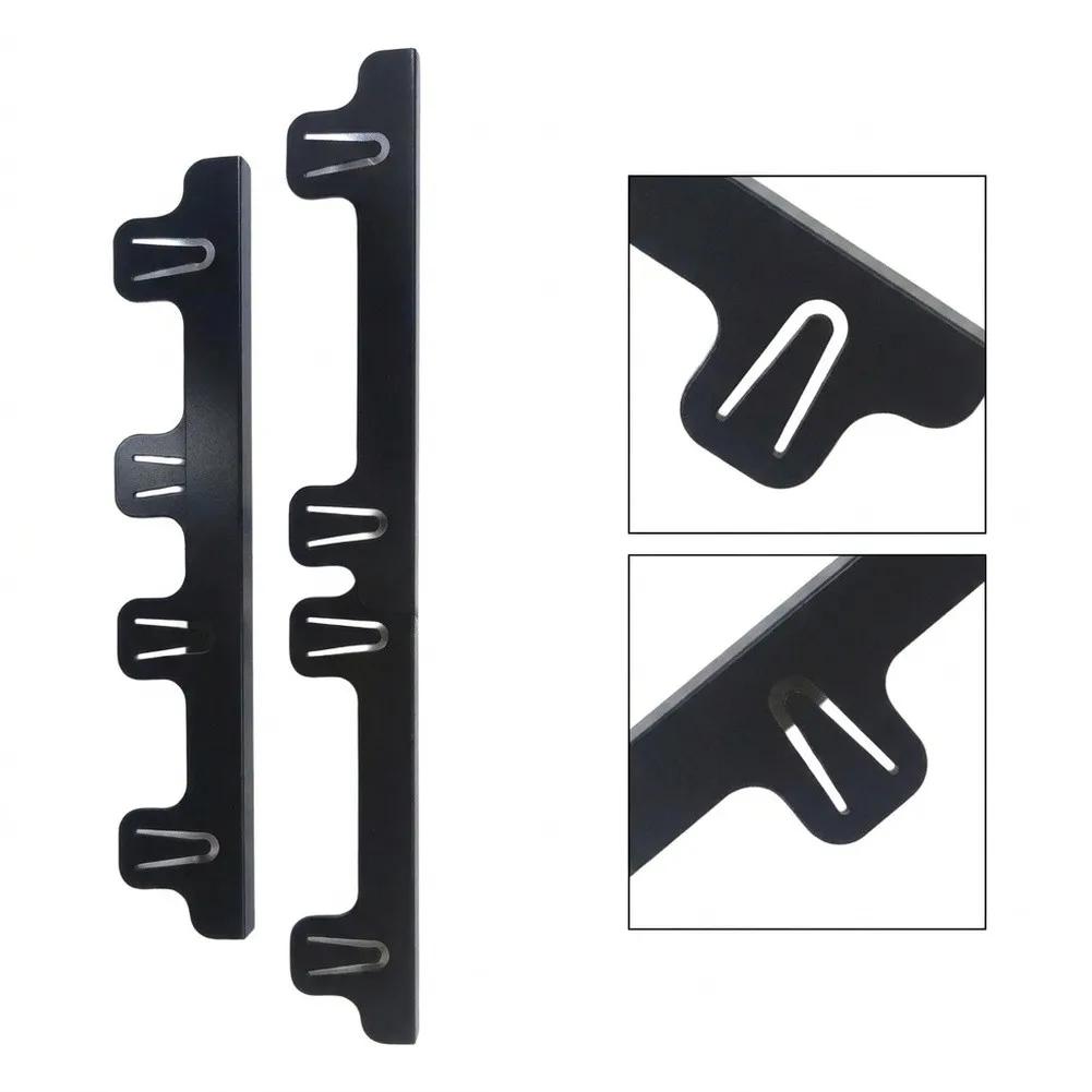 Stainless Steel Stove Gap Cover 36cm Kitchen Counter Crack Blocker Strip For Appliance Fittings Sealer 2pcs Silver Black