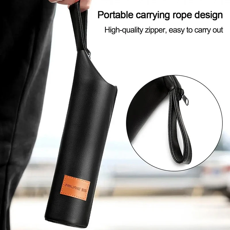 Anti Scalding Water Bottle Case PU Leather Glass Cups Storage Bag Outdoor Sport Pouch Vacuum Cup Sleeve Cover