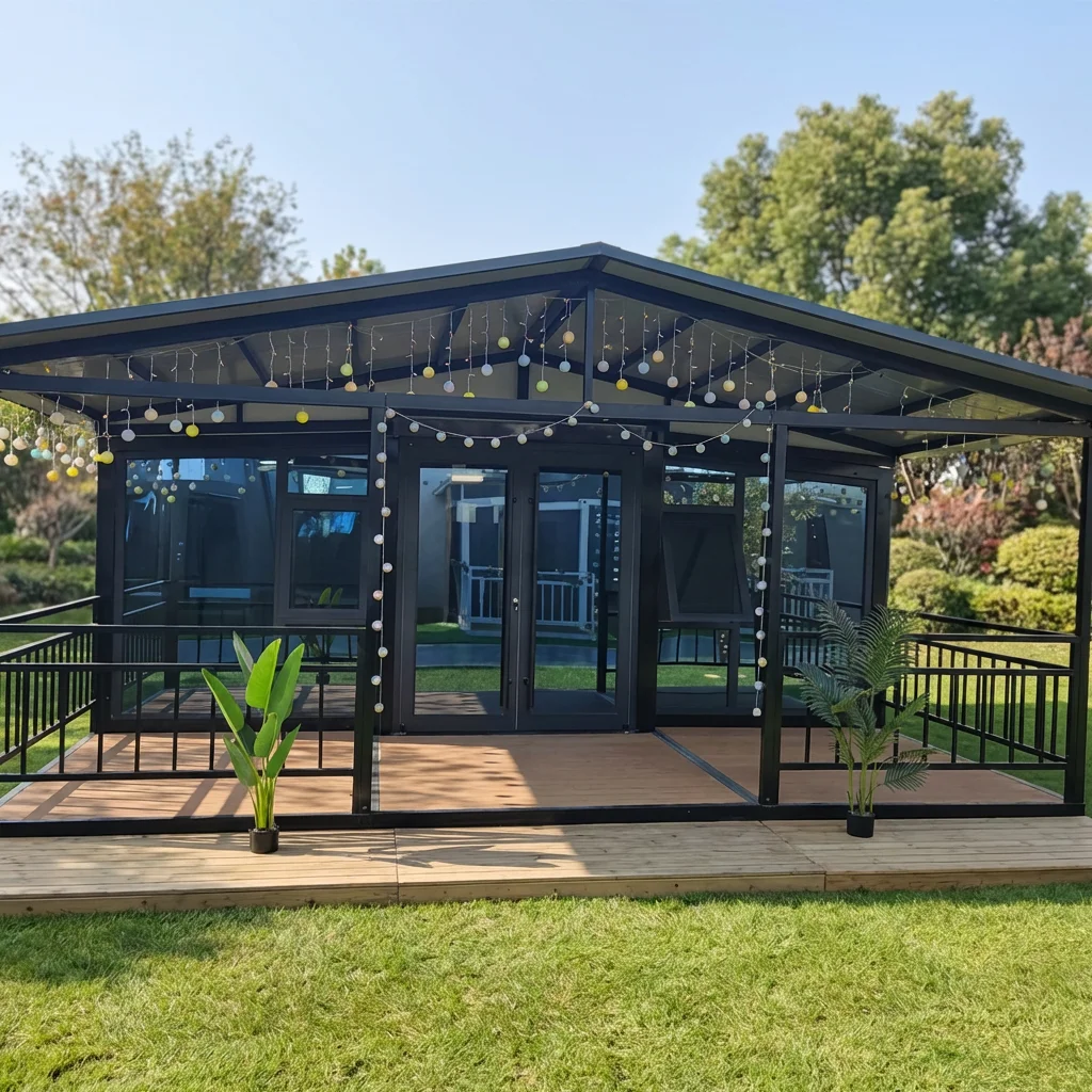 Prefabricated Container House Luxury 2 3 4 Bedrooms 20ft 40ft Expandable Container Home Mobile Folding Cabin Fast Delivery