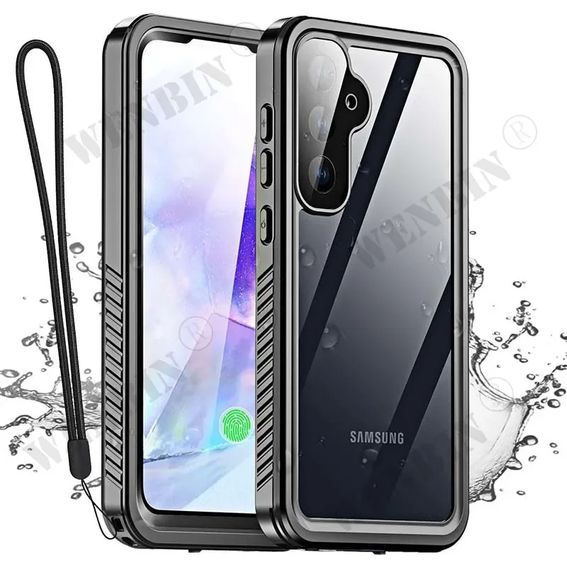 Funda impermeable IP68 para Samsung S24, S23, S22, Ultra Plus, A55, A35, A15, Metal, aluminio, buceo, natación, deportes al aire libre