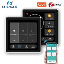 Zigbee Smart Home Tuya control panel Multi-Functional 4