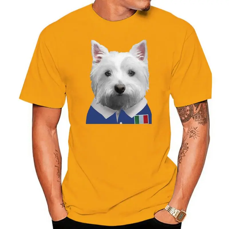 Handsome Men T Shirt Short Sleeve Round Neck France Ruger Tshirt Westie T-Shirt French Cute Scotty Dog 2022 Gallic Rooster T