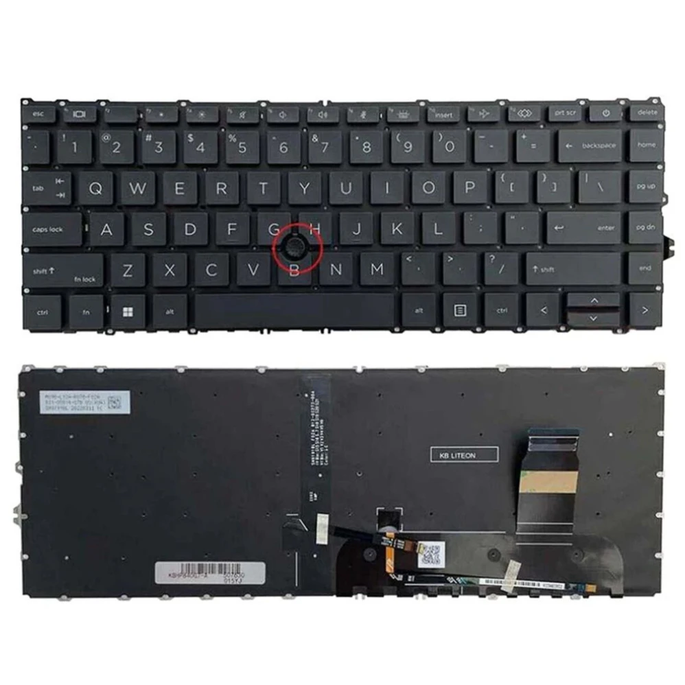 XIN-Russian-US-SP layout  Backlight Laptop Keyboard For HP EliteBook 840 G7 845 G7 840 G8 845 G8 ZBook Firefly 14 G7