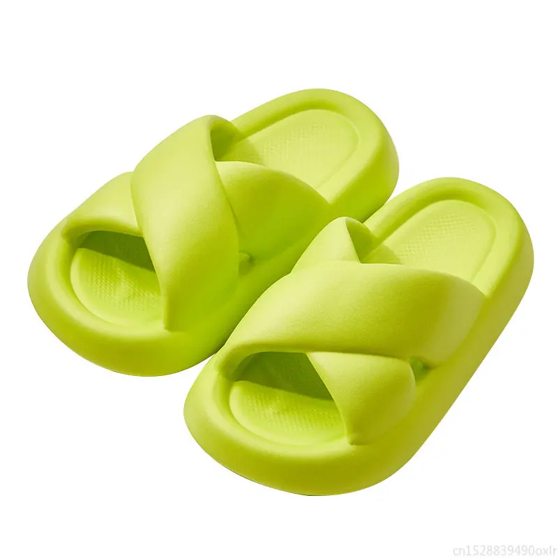 Youpin Women Slippers Thick Sole Summer Beach Slides Bathroom Female Slipper Soft Sandals Fashion Flip-Flops Ultra-Light Shoes