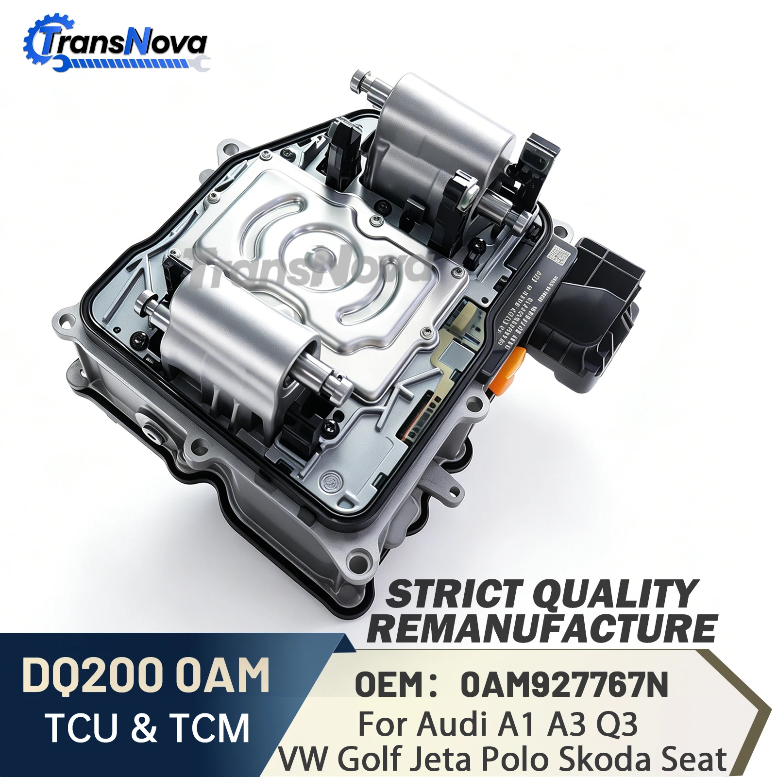 

TransNova DQ200 0AM TCU TCM 0AM927769N DSG 7 Mechatronic Transmission Control Unit For VW Golf 7 Jeta Skoda Seat Audi A1 A3 Q3