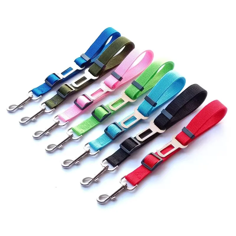 Dog Leash Adjustable Retractable Car Seat Belts Safety Belt Suit Most Vehicle Small Medium Travel Clip French Bulldog