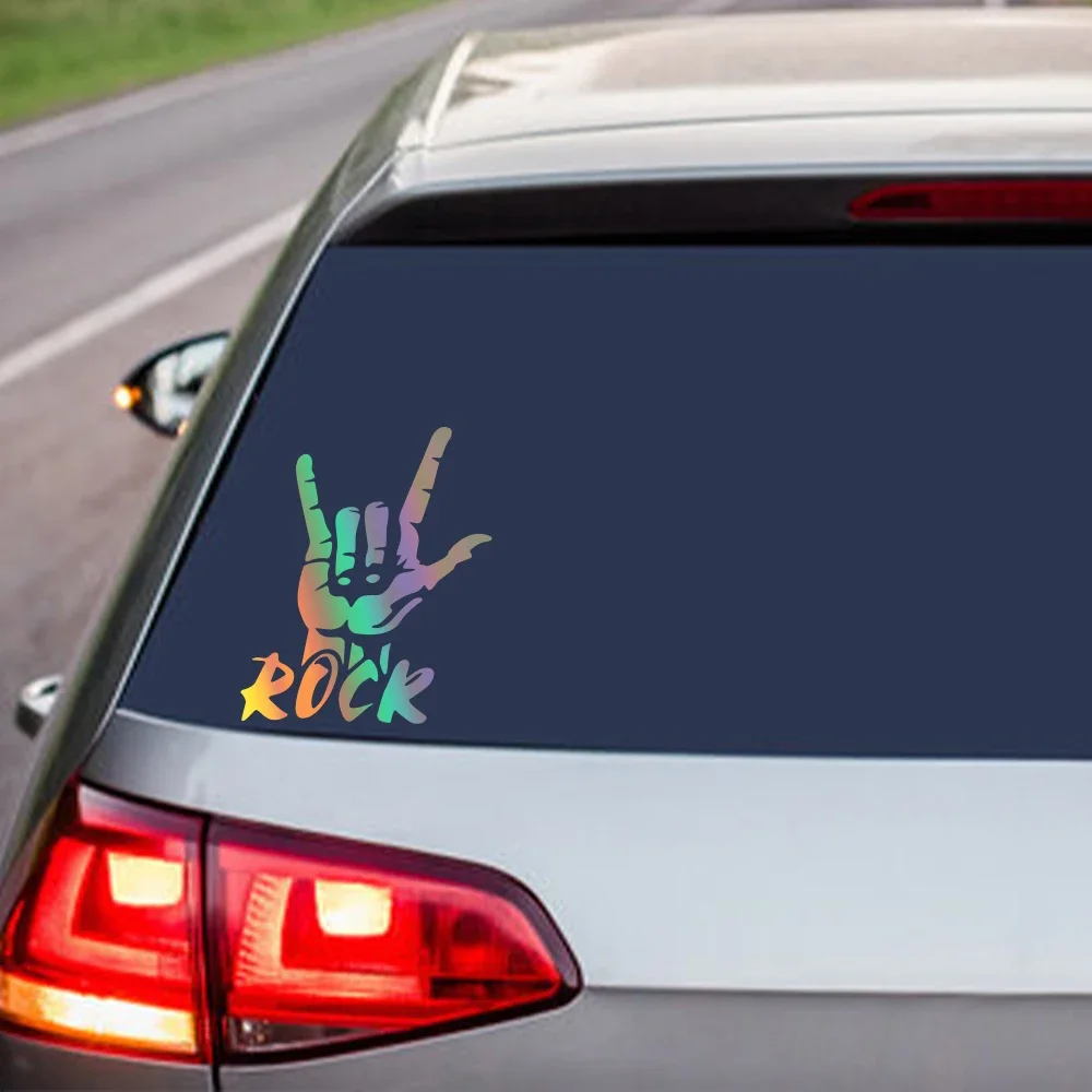 

15x23cm Car Sticker Creative Three Ratels Rock Finger Vinyl Decal Waterproof Car Personalized Styling DIY Decoration Accessories