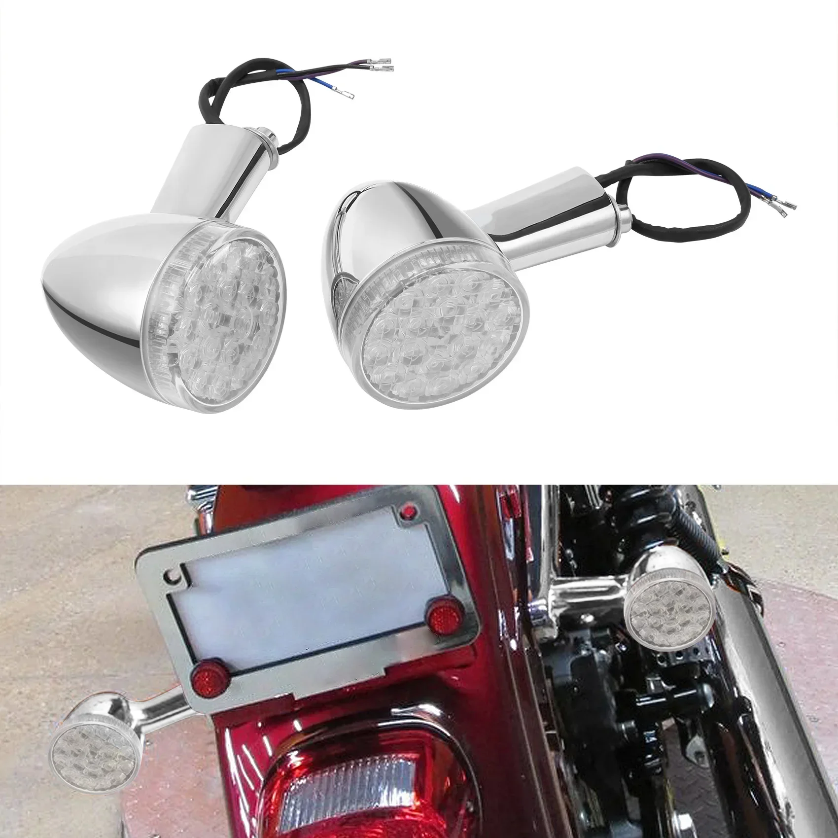 

Передние/задние указатели поворота для Harley Touring Road Street Glide 2009-2023 Softail Dyna Moto Acsessories, аксессуары