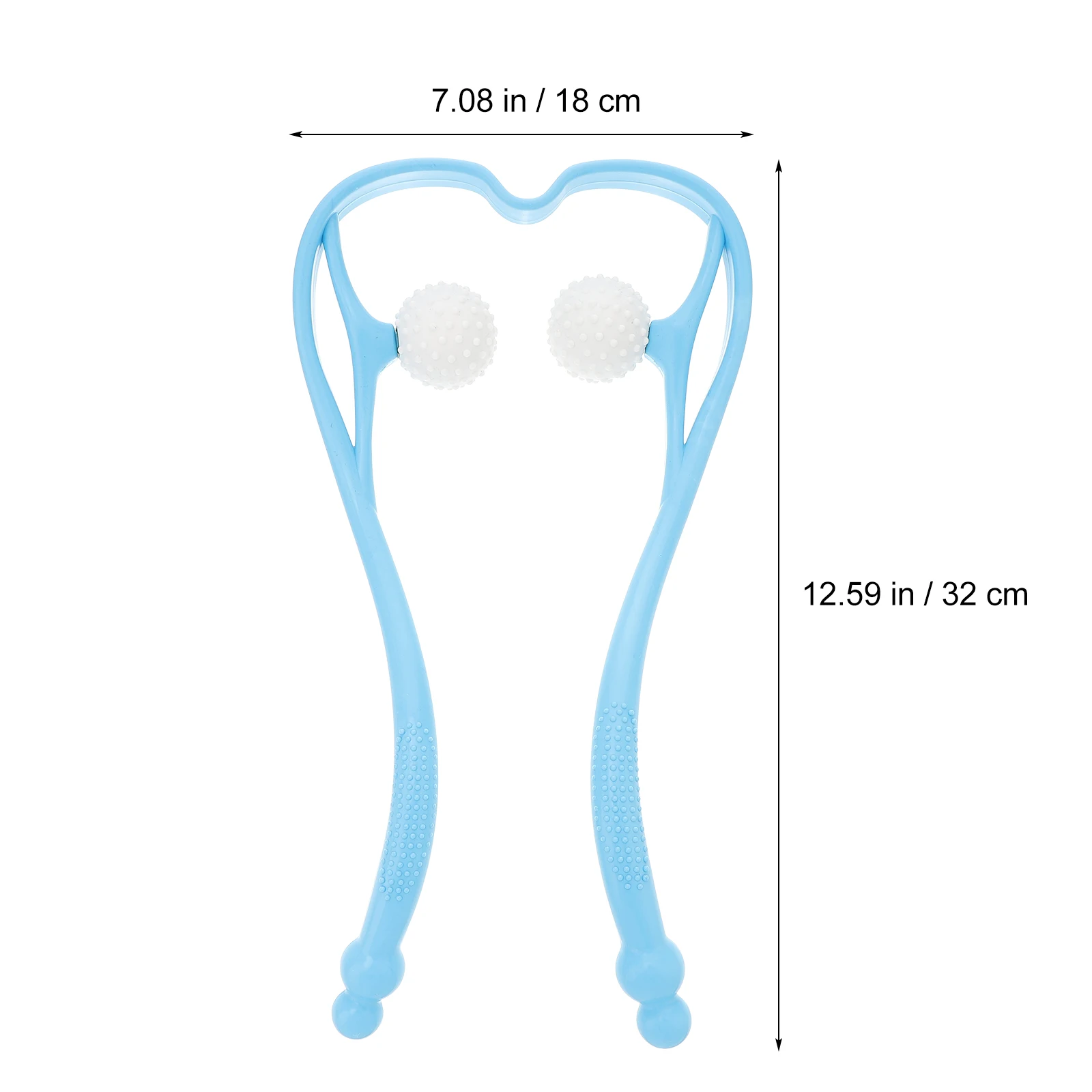 

Cervical Massager Neck Shoulder Pain Relief Handheld Deep Tissue Muscle Roller Portable Therapy Tool For Back Waist Leg