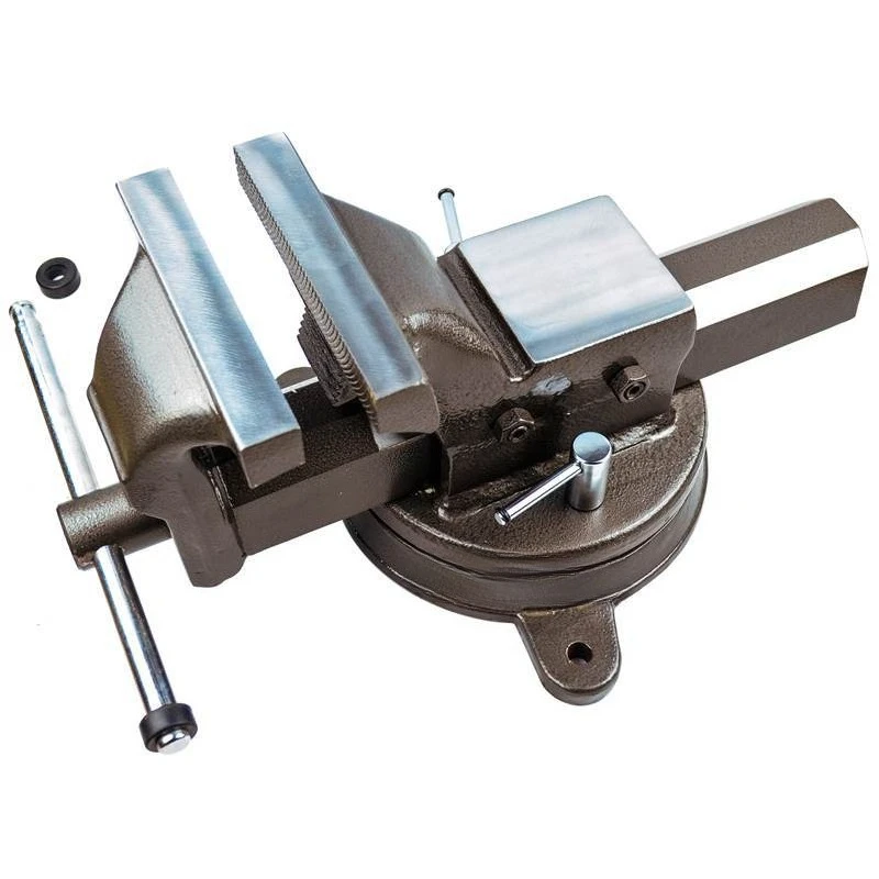 Fully forged steel table vice does not contain any casting parts, no fracture is seen, and is made by forging