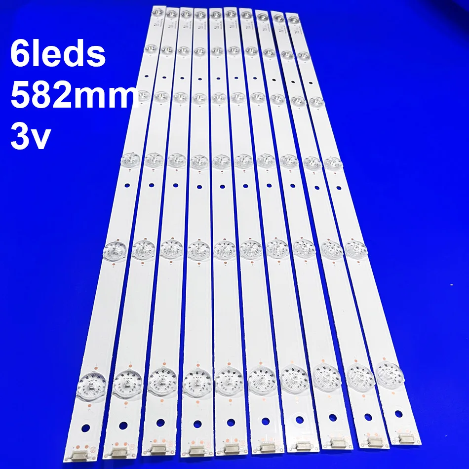 New 10 PCS/lot 6LED LED backlight strip for Hisense ub55ec591 lc-55n6000u 55h7b 55h7b2 55h7c SVH550AF2 HD550DU-B5 LTDN55K321