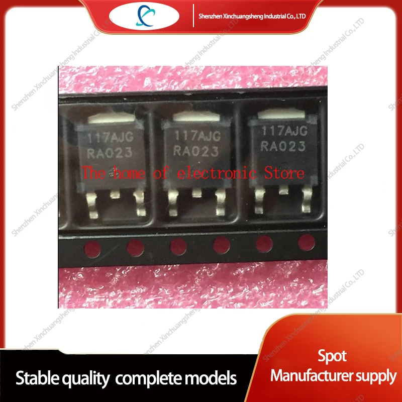 

10PCS NCP1117DTAG Linear Voltage Regulator IC Positive Adjustable 1 Output 1A DPAK