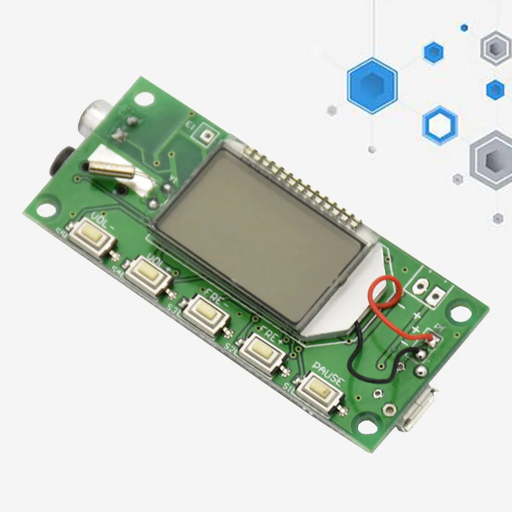 

Dsp 87-108mhz Digital Fm Transmitter Module Board Advanced Audio Processing Low Power Consumption Multi-Channel Input High